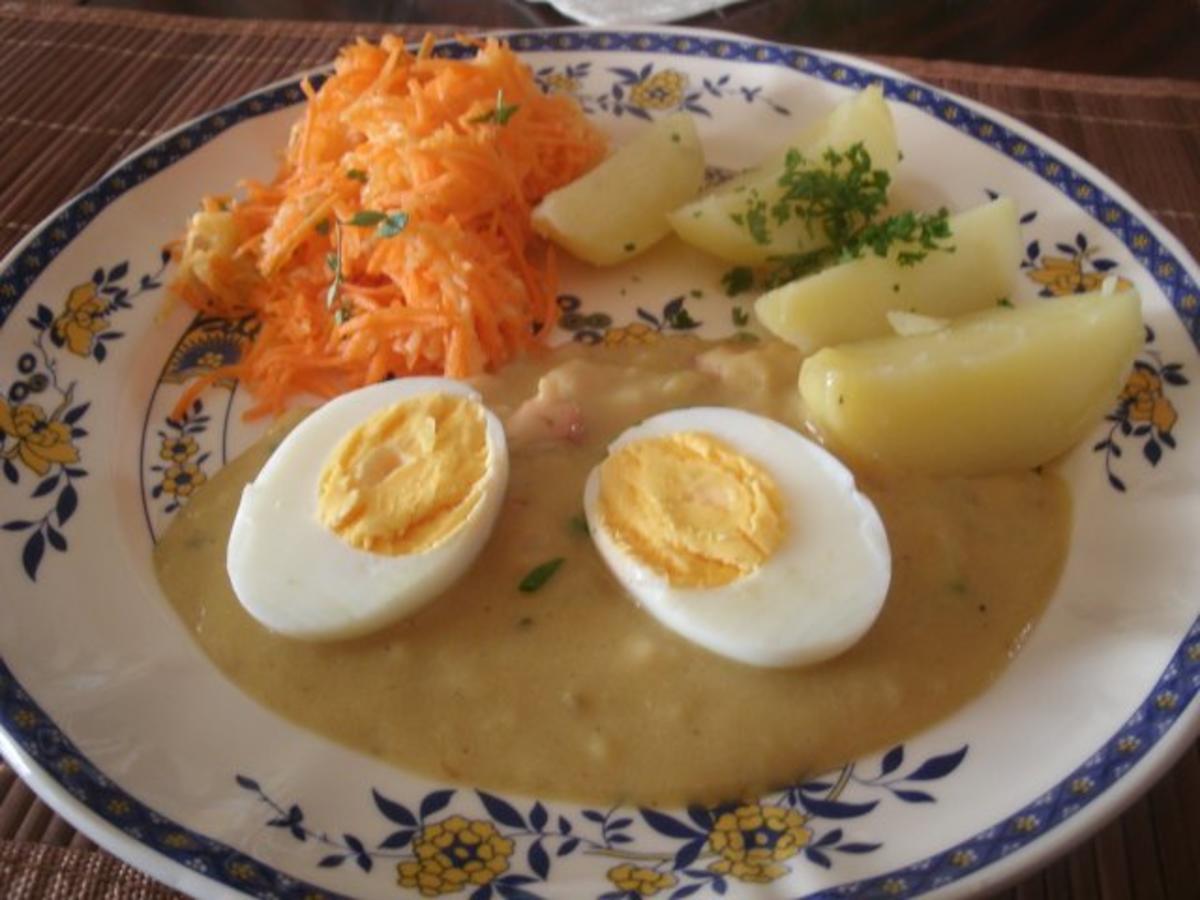 Omas Eier in Senfsoße - einfach &amp; so lecker