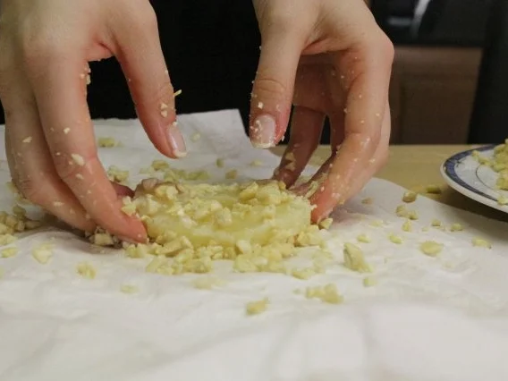 Gebackene Cashew-Ananas mit Vanillecreme - Rezept - Bild Nr. 3