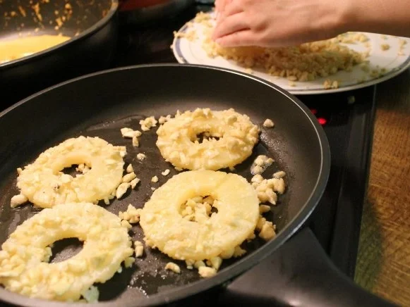 Gebackene Cashew-Ananas mit Vanillecreme - Rezept - Bild Nr. 6