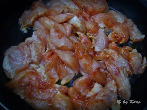 Geflügel: Gebratener  Broccoli mit Hähnchenfilet auf Rigatoni - Rezept - Bild Nr. 7