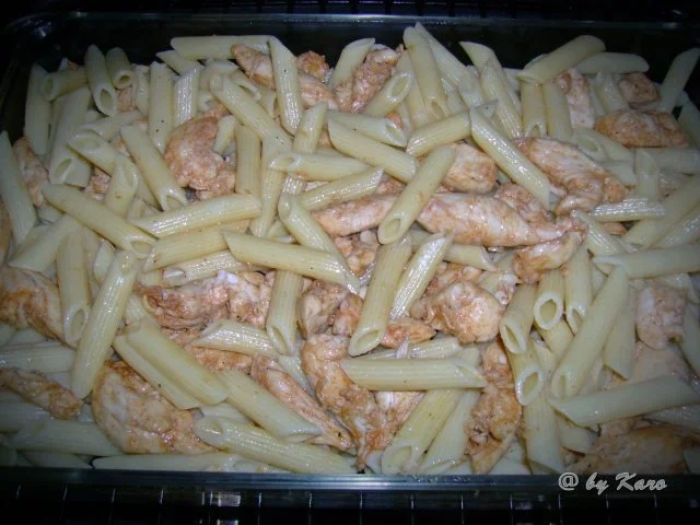 Geflügel: Gebratener  Broccoli mit Hähnchenfilet auf Rigatoni - Rezept - Bild Nr. 8