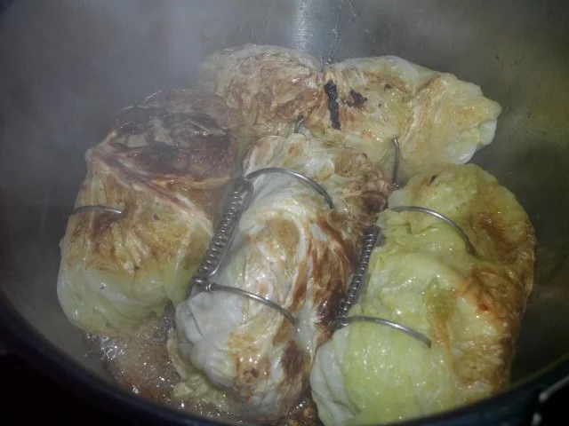 Rezept: Wirsingrouladen Bild Nr. 9 Wirsingrouladen - Rezept - Bild Nr. 9