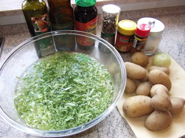 Kartoffelsalat 3. mit Endivien Dieter´s Art - Rezept - Bild Nr. 3