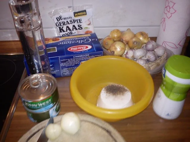 Cannelloni mit Thunfisch und Spinat - Rezept - Bild Nr. 2