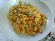 Fusili con funghi e vedure - Rezept