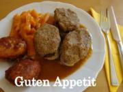 Gratinierte Medailons mit Nusskruste - Rezept