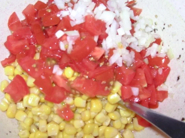 Mais-Tomaten-Salat - Rezept - Bild Nr. 2