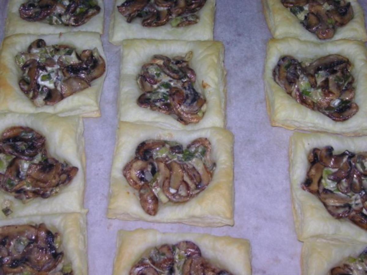 Blätterteig-Pilz-Kissen - Rezept mit Bild - kochbar.de