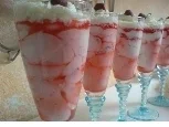 Erdbeer-Marmorbecher - Rezept