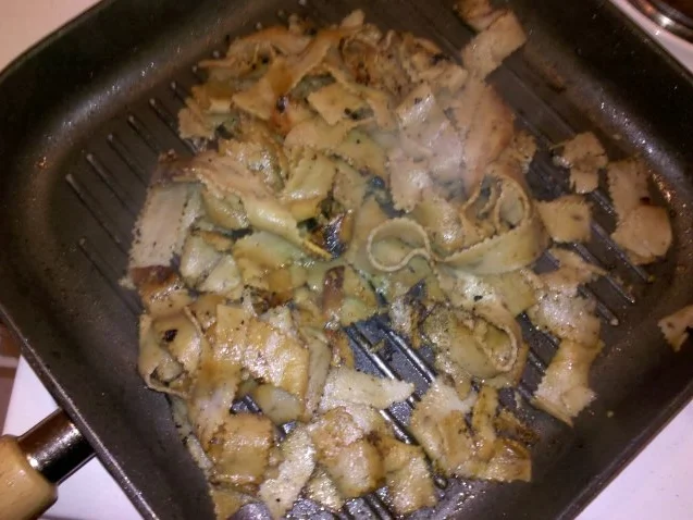 Rezept: Fleisch: Mariniertes Schnitzel mit Steinpilznudeln Bild Nr. 7 Fleisch: Mariniertes Schnitzel mit Steinpilznudeln - Rezept - Bild Nr. 7