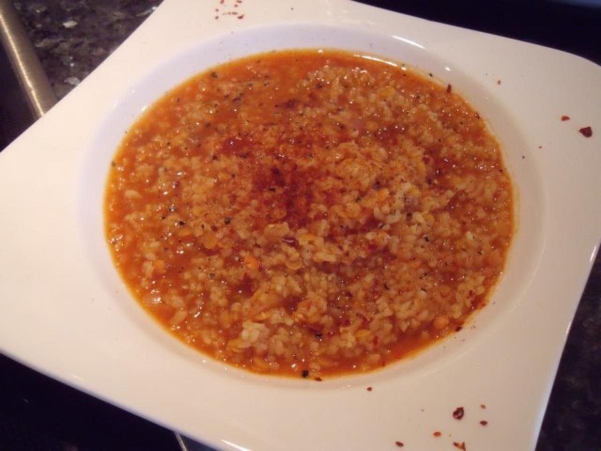 Bulgur-Linsensuppe - Rezept