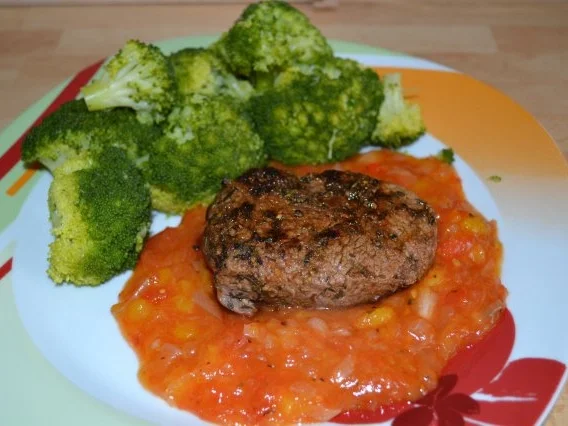 Mariniertes Rinderfilet mit Mangosauce - Rezept