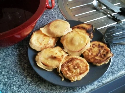 Urlaubsfutter Apflkiachle - Rezept