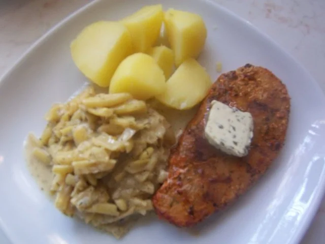 Säuerliches Wachsbohnengemüse - Rezept