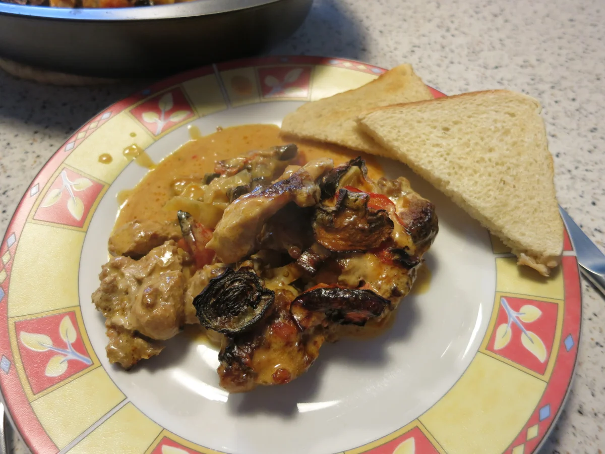 Rezept: Blechfleisch Bild Nr. 2 Blechfleisch - Rezept - Bild Nr. 2