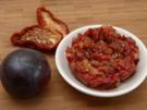 Rindertatar(frisch) mit Meerretich und Pflaumen - Rezept