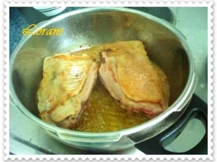 Geschmorte Putenkeule in Sherry Sauce  mit Klößen - Rezept - Bild Nr. 5