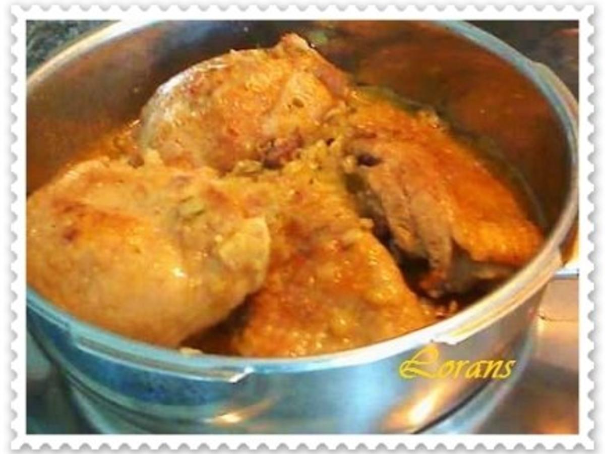 Geschmorte Putenkeule in Sherry Sauce mit Klößen - einfach - von ...