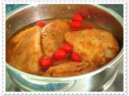 Geschmorte Putenkeule in Sherry Sauce  mit Klößen - Rezept - Bild Nr. 9