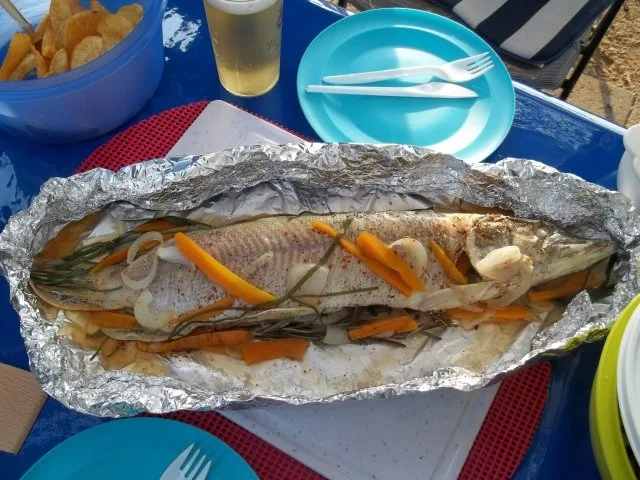 Fangfrischer Hecht in Folie gegrillt - Rezept - Bild Nr. 5