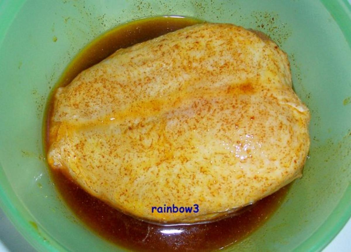 Kochen: Hähnchenbrust aus dem Backofen mit einer Möhren-Sahne-Sauce - Rezept - Bild Nr. 2