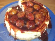 Topfentorte mit Zwetschkenkompott ( Quarktorte mit Pflaumenkompott :-) ) - Rezept