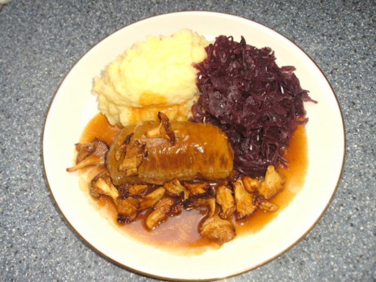 Rouladen mit Pfifferlingen - Rezept mit Bild - kochbar.de