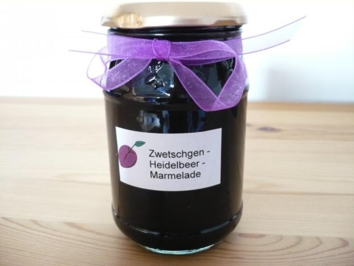Zwetschgen - Heidelbeer - Marmelade - Rezept