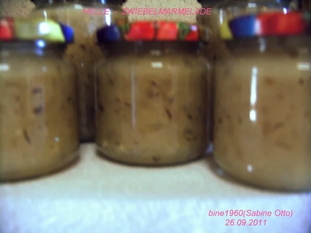 HELLE  -  ZWIEBELMARMELADE - Rezept