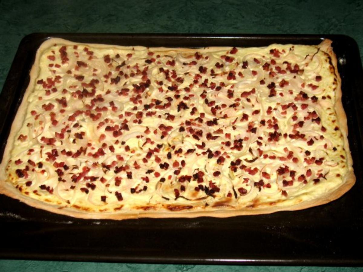 Mein Flammkuchen nach Elsässer Art - Rezept - kochbar.de