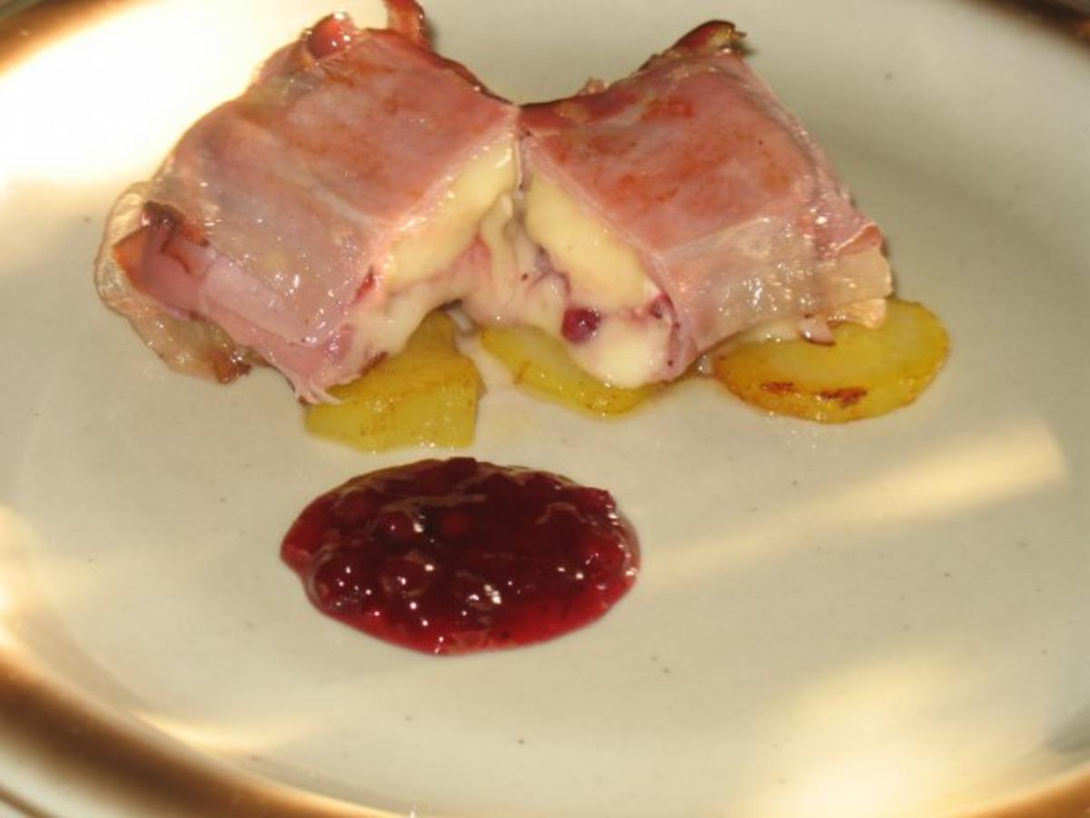 Snack - Camembert im Schwarzwälder Schinken - Rezept - Bild Nr. 4
