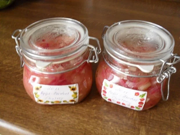 Apfel-Chutney mit Zwiebeln und Sellerie - Rezept - Bild Nr. 6