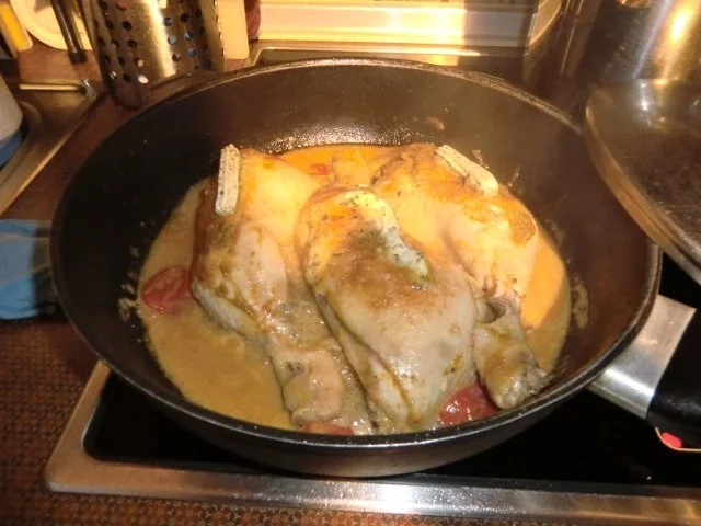 Curry-Hähnchenschenkel mit Endiviensalat - Rezept - Bild Nr. 3