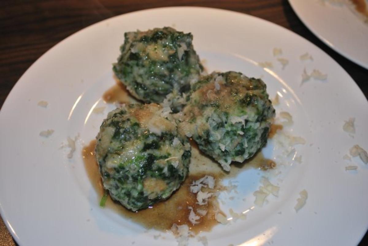 Bilder für Annis Spinatknödel mit Gorgonzola - Rezept