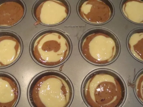 Meine liebsten Marmor-Muffins - Rezept - Bild Nr. 3