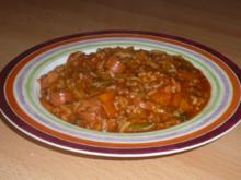Restekochen:  Tomatige Reissuppe - Rezept
