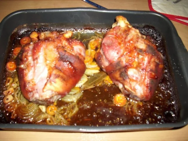 gebackenes Eisbein - Rezept