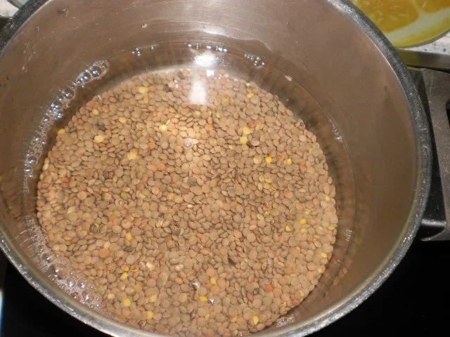 Rezept: Handkäse mit Linsen-Vinaigrette Bild Nr. 3 Handkäse mit Linsen-Vinaigrette - Rezept - Bild Nr. 3