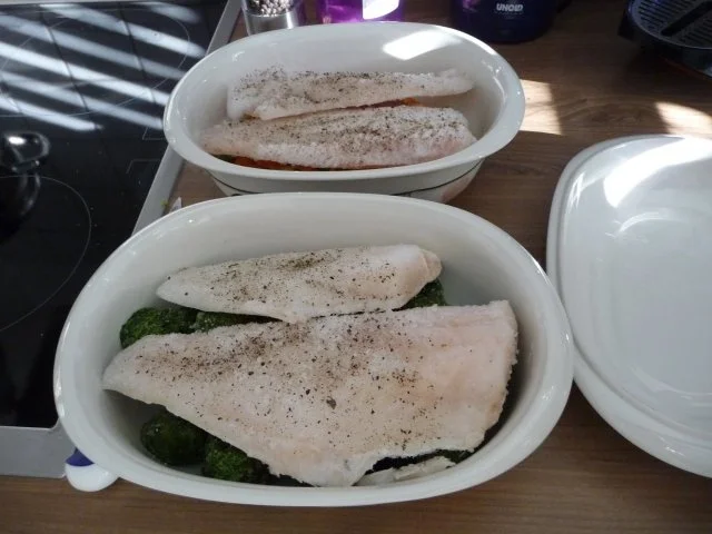 Fisch : Rotbarschfilet auf Gemüse - Rezept - Bild Nr. 7