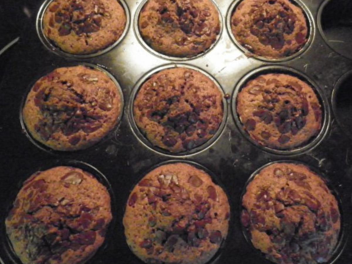 Schoko - Mandel - Rotwein - Muffins - Rezept - kochbar.de