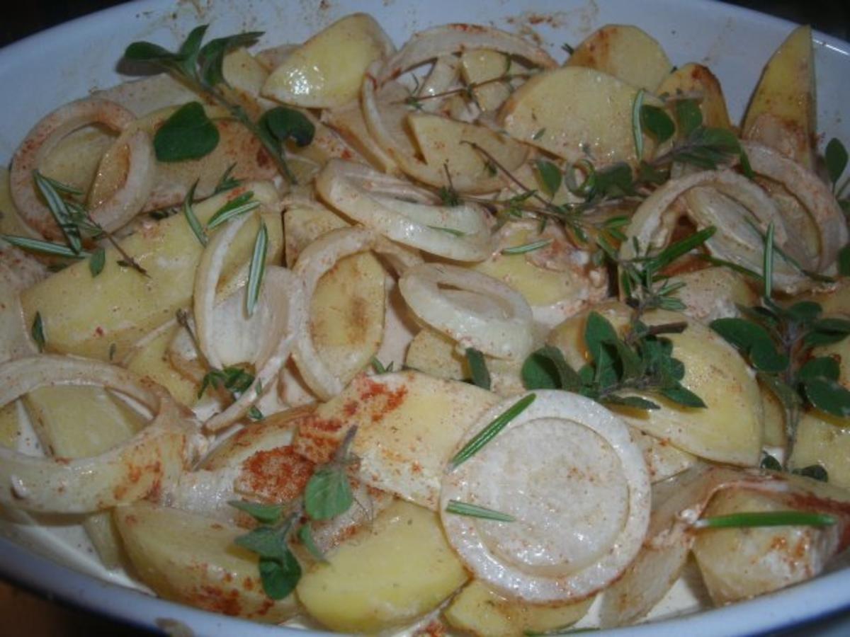 Sahnekartoffeln aus dem Backofen mit Gyrosgewürz - Rezept - Bild Nr. 2