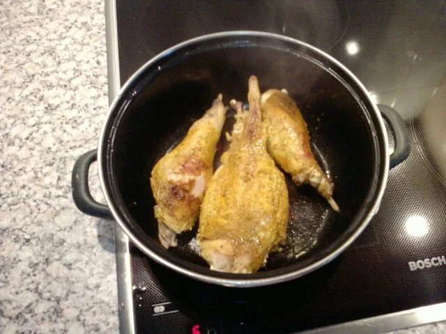 Rezept: Wild: Kaninchencurry mit Apfel Bild Nr. 3 Wild: Kaninchencurry mit Apfel - Rezept - Bild Nr. 3