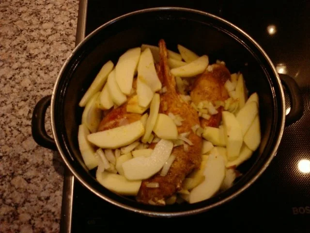 Rezept: Wild: Kaninchencurry mit Apfel Bild Nr. 4 Wild: Kaninchencurry mit Apfel - Rezept - Bild Nr. 4