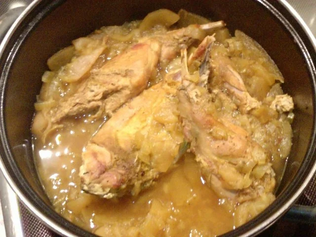 Rezept: Wild: Kaninchencurry mit Apfel Bild Nr. 5 Wild: Kaninchencurry mit Apfel - Rezept - Bild Nr. 5