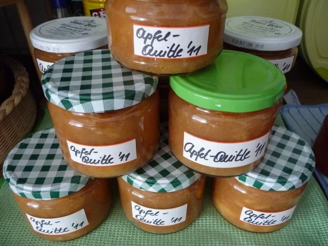 Eingemachtes : Apfel - Quittenmus - Rezept