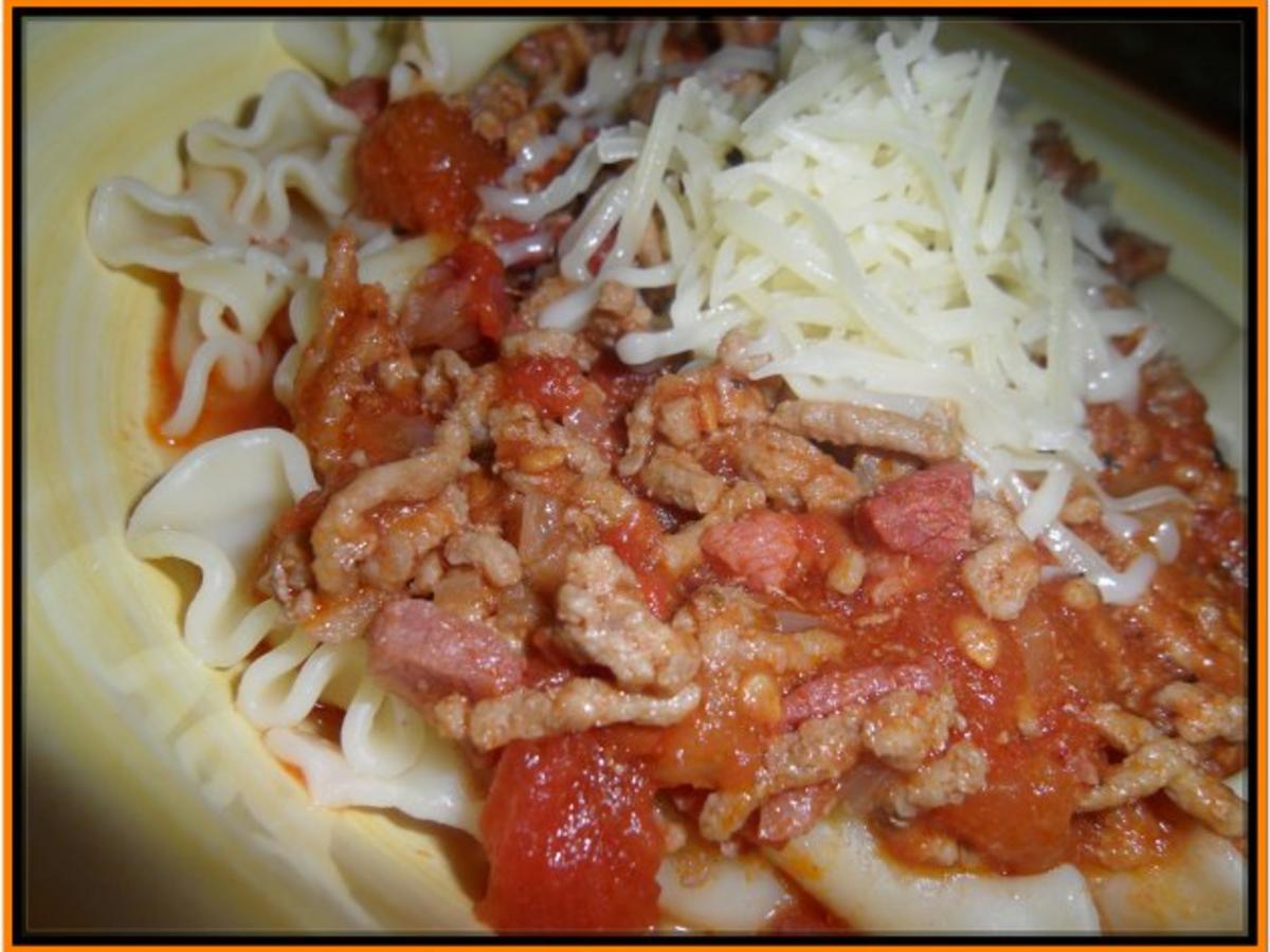 Scharfe Hackfleisch Bolognese - einfach - von Miez