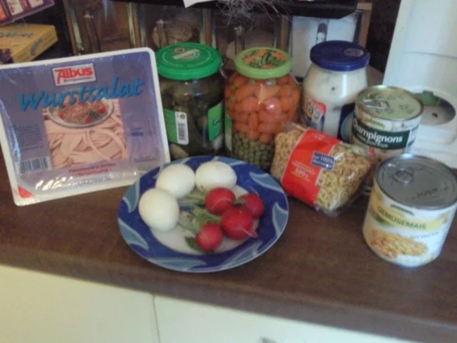 Rezept: Nudelsalat ala Ische Nudelsalat ala Ische - Rezept