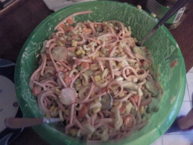 Rezept: Nudelsalat ala Ische Bild Nr. 3 Nudelsalat ala Ische - Rezept - Bild Nr. 3