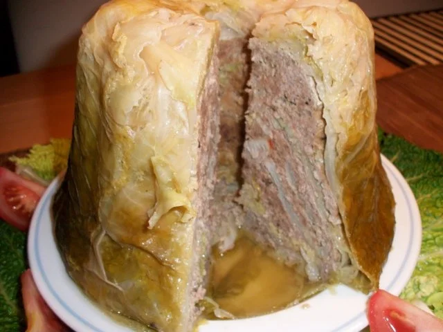 Rezept: Kohlpudding nach Omas Rezept, mit Salzkartoffeln und Soße...... Bild Nr. 6 Kohlpudding nach Omas Rezept, mit Salzkartoffeln und Soße...... - Rezept - Bild Nr. 6