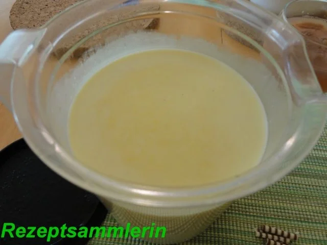 Sauce:   feine BOURBON-VANILLESAUCE - Rezept